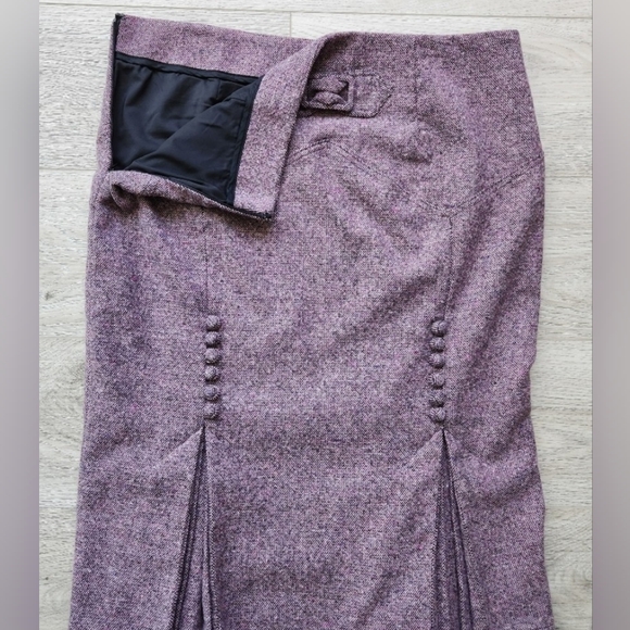 Tweed blend retro pencil skirt - Picture 4 of 4